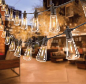 Vintage solar string lamp