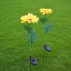 Solar LED sunflower lights