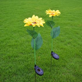 Solar LED sunflower lights