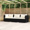 3-seater sofa with cushions