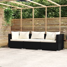 3-seater sofa with cushions