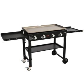 Gas flat top grill