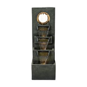 Water fountain with pump & LED lights