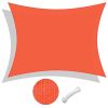 Decorative & Effective Shading - 16x12 ft Rectangle Sun Shade Sail