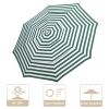 Universal Cover Replacement - 10 Ft 3-Tier Patio Umbrella Replacement Canopy fits 10ft 3-tier umbrella with 8ribs