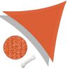 25 ft Equilateral Triangle Sun Shade Sail, gorgeous color to attract attention