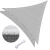 Decorative & Effective Shading - 25 ft Equilateral Triangle Sun Shade Sail