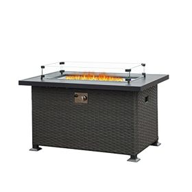 43 inch gas fire pit table made with high quality Rust-Proof paint Steel frame