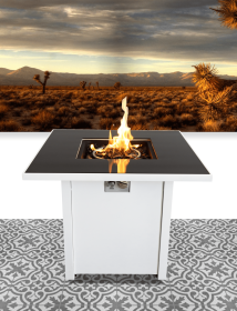 Propane fire pit table