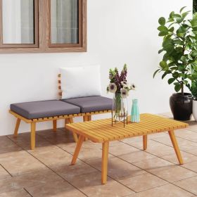 Garden lounge set with cushions