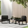 Comfortable patio sofa set