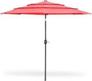 Double side patio umbrella