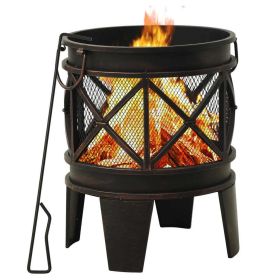 Rustic-style fire pit