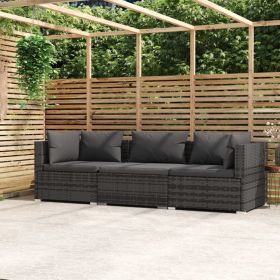 Classy patio 3-seater sofa