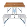 One-piece Portable Folding Table