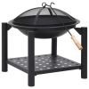 21.3" x 21.3" x 21.7"  Fire pit