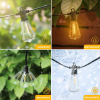 Vintage solar string lamp