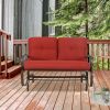 2 Seater lounger with cushions