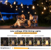 Vintage solar string lamp