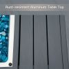43 inch gas fire pit table made with high quality Rust-Proof paint Steel frame