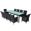 Stylish rattan dining set