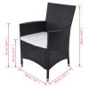 Stylish rattan dining set
