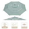 Universal Cover Replacement - 10 Ft 3-Tier Patio Umbrella Replacement Canopy fits 10ft 3-tier umbrella with 8ribs