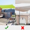 23x22 ft Rectangle Sun Shade Sail