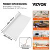 42x80 in / 107x203 cm transparent table cover