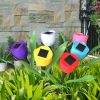Solar garden tulip flower lights