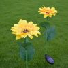 Solar LED sunflower lights