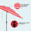 Double side patio umbrella