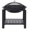 21.3" x 21.3" x 21.7"  Fire pit