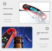 Folding style food thermometer