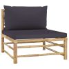 Bamboo outdoor lounge set