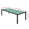 Stylish rattan dining set