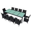 Stylish rattan dining set