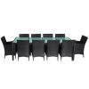 Stylish rattan dining set