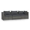 Classy patio 3-seater sofa