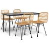 PE rattan patio dining set!