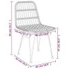 PE rattan patio dining set!