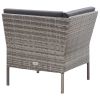 6 piece PE rattan patio sofa set