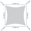 Decorative & Effective Shading - 12x12 ft Square Sun Shade Sail