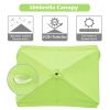 Replacement rectangle umbrella canopy for 6.5x10ft Umbrella with 6 ribs