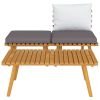 Garden lounge set with cushions