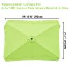 Replacement rectangle umbrella canopy for 6.5x10ft Umbrella with 6 ribs