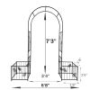 Elegant garden arch