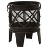 Rustic-style fire pit