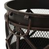 Rustic-style fire pit