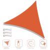 25 ft Equilateral Triangle Sun Shade Sail, gorgeous color to attract attention